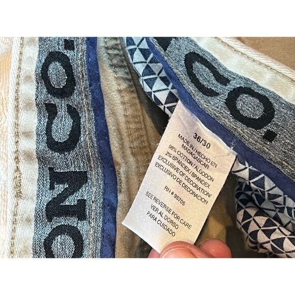 Iron Co. Tan Brown Denim Jeans Mens 36x30 - Picture 5 of 5